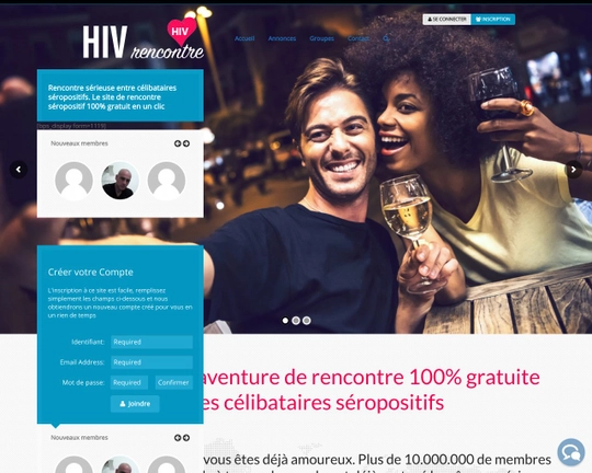 AIDS/HIV dating Logo